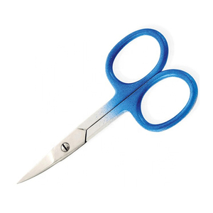 Ciseaux à ongles en acier inoxydable personnalisés avec lame incurvée tranchante Ciseaux à cuticules Coiffure et soins pour bébés Manche en plastique Vente en gros - Product Image 4