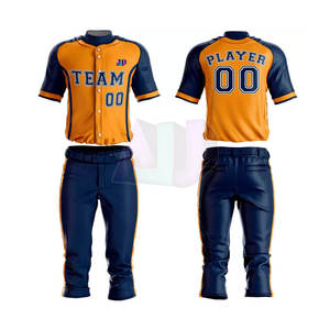 Stylish Breathable Lightweight Baseball Uniform Sets <b>for</b> <b>Men</b> Customizable Jersey Pants Plus Size Multiple Color Combinations - Product Image 5