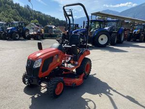 Kioti CS2520 CS2510 4WD mini tractores rueda Tractor con accionamiento hidrostático y cubierta de cortacésped para uso agrícola - Product Image 3