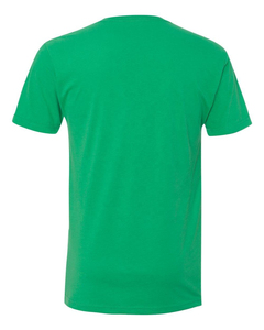 Venta al por mayor de camisetas para hombre cuello en V de moda Slim Fit manga corta de color sólido algodón poliéster mezcla suave cómodo - Product Image 4