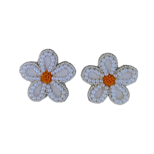 Premium Quality Best Selling Stylish Beaded and Hand Embroidered Earrings With Metal Fittings at the <b>Back</b> - Product Image 1