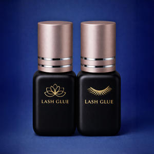 Pegamento Profesional para Extensiones de Pestañas de Marca Privada, Secado en 1-2 Segundos, Empaque Personalizado al por Mayor, Paquete Premium de 2ml y 10ml para Pestañas - Product Image 1