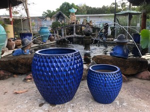Rubí Linh-maceta de cerámica para decoración de jardín, fabricación hecha a mano, planta de cerámica para sala de estar, uso diario al aire libre con flores - Product Image 6
