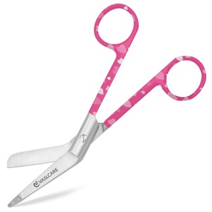 San Valentín corazones amor patrón vendaje tijeras Acero inoxidable vestidor Lister enfermera instrumento por Vaslcare - Product Image 1