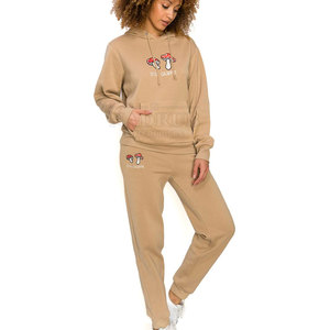 Durable Embroidery Tracksuit Soft Fabric and High-Quality Embroidered <b>Detail</b> All-Match Embroidery Tracksuit - Product Image 5