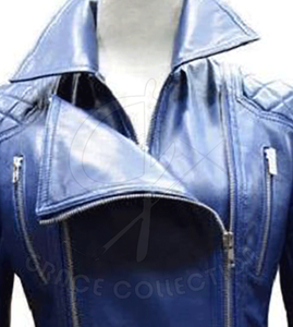 Veste en cuir de peau de mouton pour femmes de haute qualité avec manches longues traitement tricoté meilleure vente de marque privée - Product Image 4