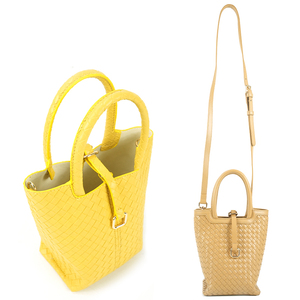GORFIA Borsa a mano in pelle intrecciata da donna, Borsa a secchiello intrecciata, Grande capacità, Borsa tote con manico superiore, Borse da spiaggia estive, Borsa a tracolla alla moda - Product Image 5