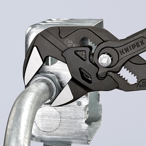 KNIPEX 250mm Pliers Wrench Black Atramentized 52mm <b>Clamping</b> Width Plastic Coated - Product Image 3