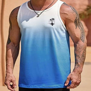 Débardeur à sublimation OEM sur mesure pour hommes, poids léger tendance, qualité supérieure et tarif bon marché - Product Image 2