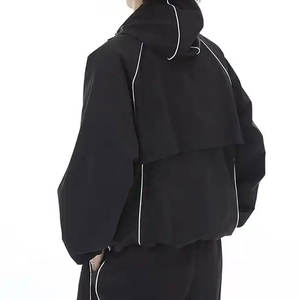 Conjunto Deportivo Personalizado para Hombre, Informal, con Capucha, de Secado Rápido, Transpirable, Pantalones Deportivos, Chaqueta Cortavientos, Invierno, 100% Algodón - Product Image 5