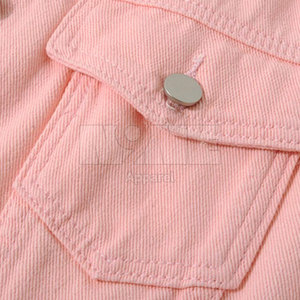 แจ็กเก็ตยีนส์สำหรับผู้หญิงสำหรับผู้ใหญ่เสื้อแจ็กเก็ตถักแบบระบายอากาศได้ดีไซน์ล่าสุดผลิตตาม2025 - Product Image 5