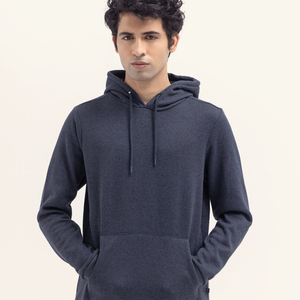 Sudadera con Capucha Unisex de Felpa 100% Algodón de 320 g/m², Logotipo Personalizado, Corte Regular, Gruesa, Bordada, Diseño Sólido, Transpirable para Invierno - Product Image 1