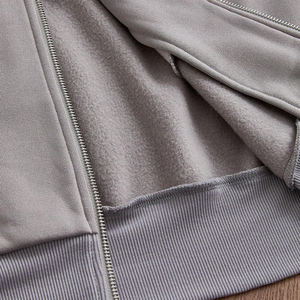 Men's Fashion Casual <b>Knit</b> Loose Fit Hooded Sweatshirt, Wholesale Custom Clothing Best Supplier Zipper Oversized <b>Hoodie</b> For Men - Product Image 6