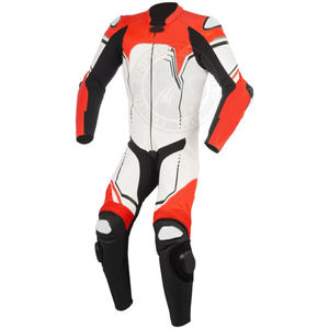 ชุดแข่งมอเตอร์ไซด์หนังพิมพ์ลายเอง OEM สารหน่วงไฟระบายอากาศได้ดี - Product Image 3