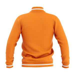 Veste bomber de baseball formelle à patchwork de haute qualité W4G, col rond brodé personnalisé, sans service militaire - Product Image 6