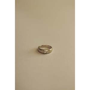 Vintage Heart Dome <b>Diamond</b> <b>Ring</b> - Product Image 3