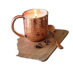 Vela de cobre para sidra de latón, vaso de vela especialmente diseñado para añadir belleza estética a su hogar y colección de cocina - Product Image 1