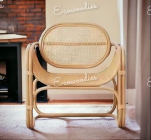 Silla de bambú natural hecha a mano de bambú con respaldo alto Muebles de exterior Sillas de patio de jardín hechas a mano al por mayor - Product Image 6