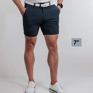 Short de golf grande taille décontracté d'été à la mode personnalisé nouveau design de short de golf d'entraînement à séchage rapide avec logo personnalisé évacuation de l'humidité - Product Image 2