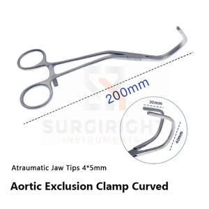 Debakey ตัวหนีบหลอดเลือดหัวใจออร์ติกเครื่องมือทางการแพทย์ออกแบบโลโก้ตามสั่ง - Product Image 3