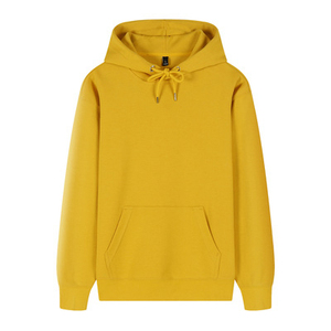 Venta al por mayor Pullover Heavyweight 100% Cotton Hoodie Hombres Custom Bordado Logo 500 Gsm pullover hoodies con bordado logo - Product Image 5