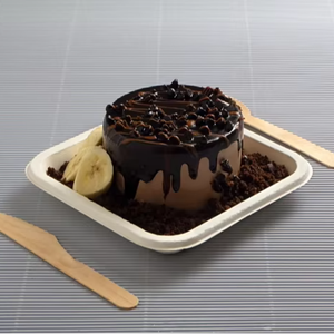 Assiettes à bagasse compostables de qualité supérieure Vaisselle jetable en fibre de canne à sucre pour la restauration et la maison - Product Image 1