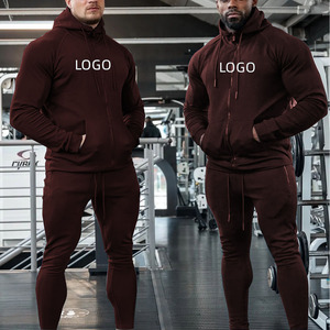 Dernière conception personnalisée hommes Slim Fit survêtement empilé/hommes survêtement/sur mesure hommes Jogging costume - Product Image 6