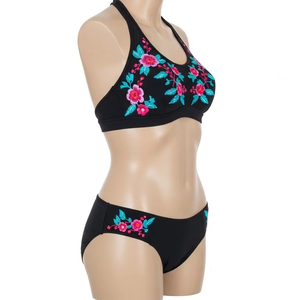 ชุดว่ายน้ำผ้าสแปนเด็กซ์แบบปักลายผ้านิ่มยืดหยุ่นสูงสวมใส่สบายชุดว่ายน้ำชายหาดออกแบบได้ตามต้องการ - Product Image 3