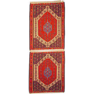พรมเปอร์เซียซานันดาจ หนึ่งในแบบเดียวกัน ขนาด 4'9 x 4'0 - Product Image 1
