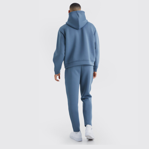 Survêtement d'hiver lourd avec logo personnalisé pour hommes, ensemble de jogging de haute qualité, respirant et neuf, vêtements de sport d'hiver au design personnalisé - Product Image 3