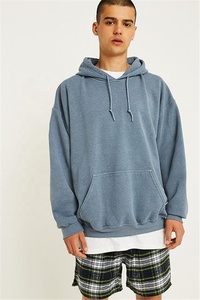 Sudaderas con capucha de felpa francesa 100% algodón de lujo y peso pesado para hombre, extragrandes y con estampado personalizado para invierno - Product Image 5