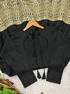 Dernière tenue de créateur en soie romaine avec travail de séquence de broderie, robe pour femme, exportateur de mode, fournisseur de Surat au prix le plus bas - Product Image 6