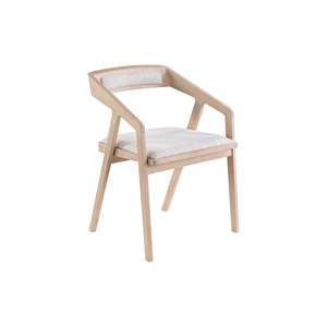 เก้าอี้รับประทานอาหารสไตล์นอร์ดิกที่ทันสมัยหรูหราพร้อมกรอบไม้และเบาะสำหรับการตกแต่งภายในแบบสแกนดิเนเวียน - Product Image 1