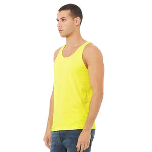 Bella Canvas Camiseta sin mangas unisex Algodón seco Hombres Deportes Singlets Gimnasio Camiseta sin mangas Chaleco Impresión personalizada - Product Image 5