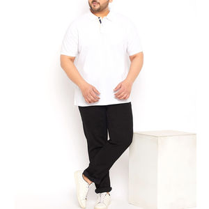 Polos en coton à manches courtes personnalisables Polo grande taille en mélange de polyester respirant pour hommes Tarif de gros OEM 2025 - Product Image 5