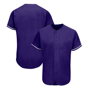Ropa Deportiva de Béisbol y Sóftbol al por Mayor, Transpirable, con Cuello en V, de Poliéster, de Alta Calidad, Personalizable, para Entrenamiento al Aire Libre - Product Image 1