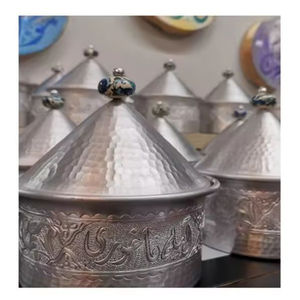 Design luxueux fête de mariage décoratif plat de restauration service de nourriture plat à friture en acier inoxydable plats à friture - Product Image 3