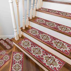 Tapis géométrique à motifs, tapis imprimé style Kilim, motif ethnique, décoration moderne pour escalier, gobelin - Product Image 2