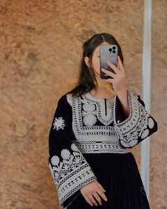 Vestido antiguo Afghani Vintage Banjara con encaje de lentejuelas bordado a mano y vestido único bohemio lavable - Product Image 3