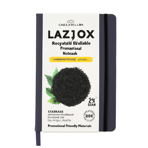 Blocco Note Promozionale Lazox in PU Riciclato Sostenibile Realizzato con Materiali Ecologici - Product Image 3