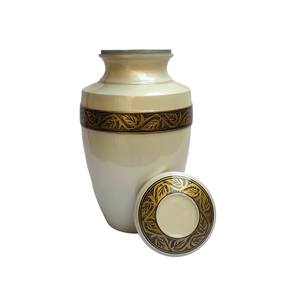 Urne funéraire en métal poli de haute qualité, qualité standard, urne commémorative pour le stockage des cendres d'adultes, urnes funéraires en métal - Product Image 3