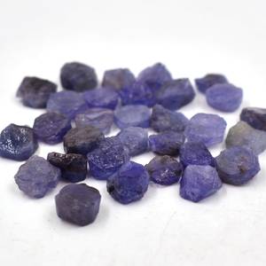 หินอัญมณี <span class=keywords><strong>Tanzanite</strong></span> ดิบคุณภาพสูง8-10มม. ทำด้วยมืออัญมณีหยาบจากธรรมชาติ - Product Image 1