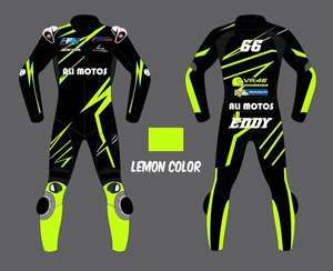 ชุดมอเตอร์ไซค์หนังสำหรับผู้ชายรุ่นใหม่ล่าสุด สวมใส่สบาย ระบายอากาศได้ดี เหมาะกับทุกฤดูกาล ขั้นต่ำในการสั่งซื้อน้อย - Product Image 1