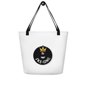 Sac fourre-tout promotionnel Be Ike-Conic Signature de grande taille avec impression sérigraphique 100% polyester et grande poche intérieure - Product Image 1