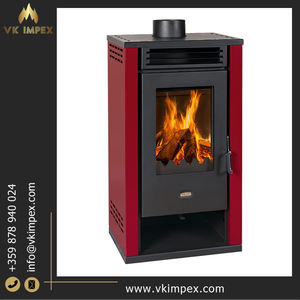 Cheminée à bois autoportante au design moderne 2.5 kg/h consommation de carburant décor de chambre à coucher maison hôtel villa acier durable intérieur - Product Image 4