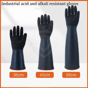 Gants résistants aux produits chimiques en nitrile léger haute visibilité Gants résistants aux produits chimiques fabriqués au Pakistan - Product Image 4