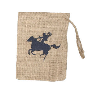 Bolsas con cordón de yute ecológicas de alta calidad Bolsas de compras sostenibles de moda elegantes a la venta - Product Image 1