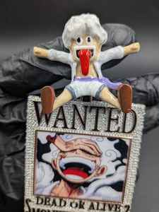 Pendentif Anime Wanted Poster personnalisé avec nom inspiré de One Piece, Moissanite Hip Hop en argent 925, bijoux fins, pendentifs et breloques - Product Image 6