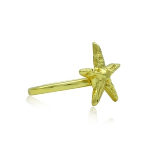 Anillo Vintage de Latón con Baño de Oro de 18K, Incrustaciones de Piedras Preciosas con Tecnología de Garras, Ideal para Regalo Infantil - Product Image 2