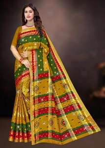 Prachi algodón impreso al por mayor Sari fabricantes en la India - Product Image 4